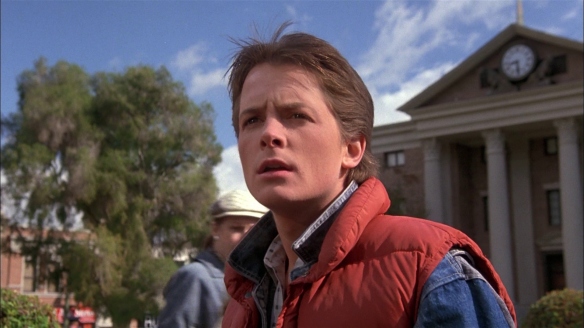 Marty McFly can't understand what all the fuss is about.