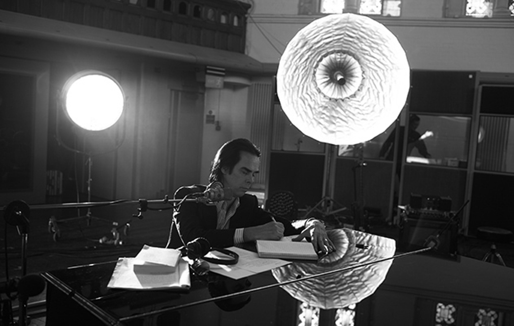 Nick Cave in his element.